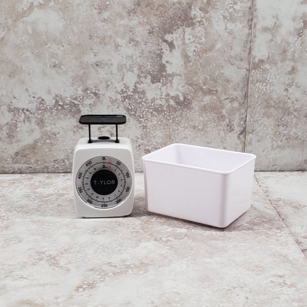 2 Cup Add & Weigh Dishwasher Safe Easy View Food Scale Healthy Portions Taylor